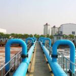 A part of  a water treatment tank